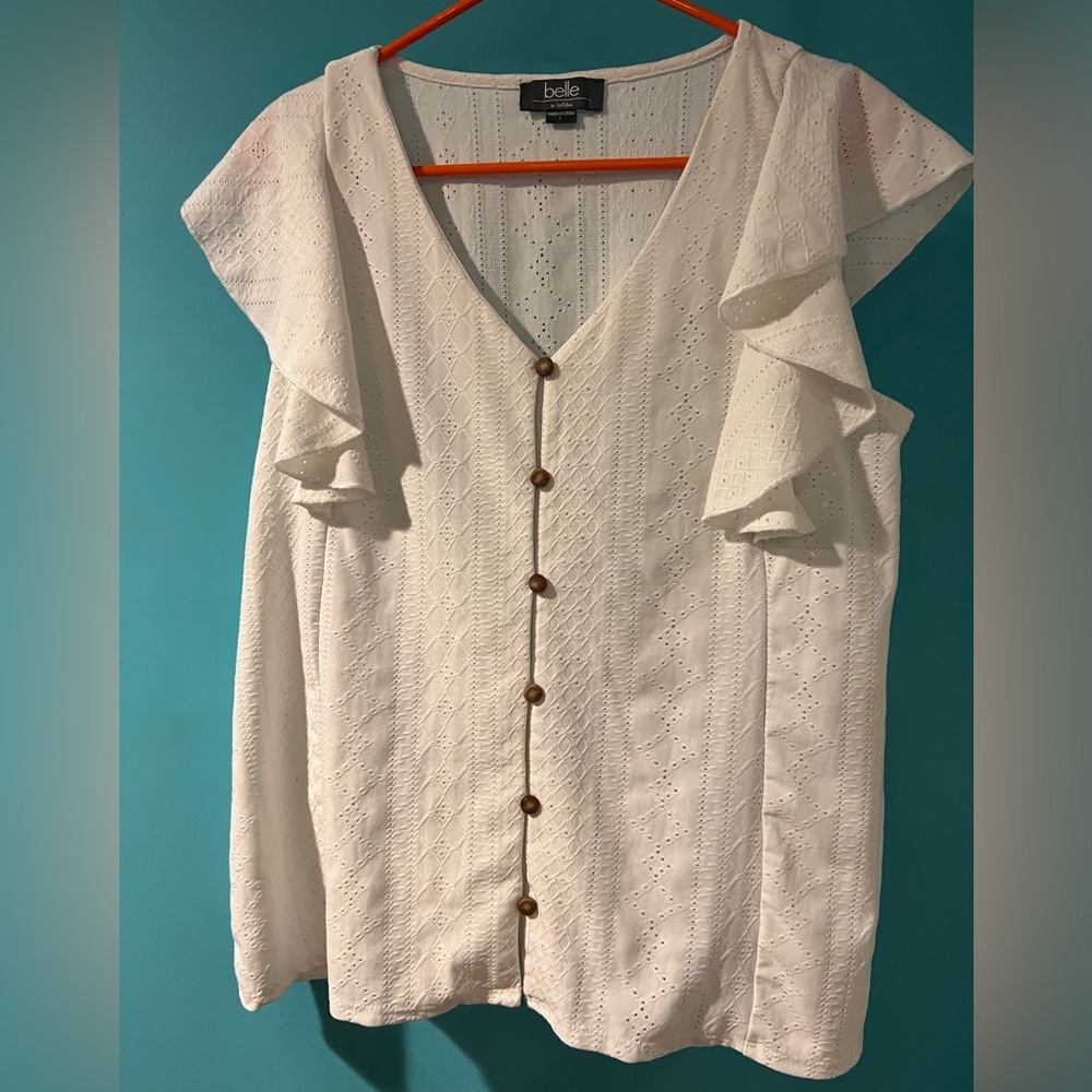 White Blouse size large
